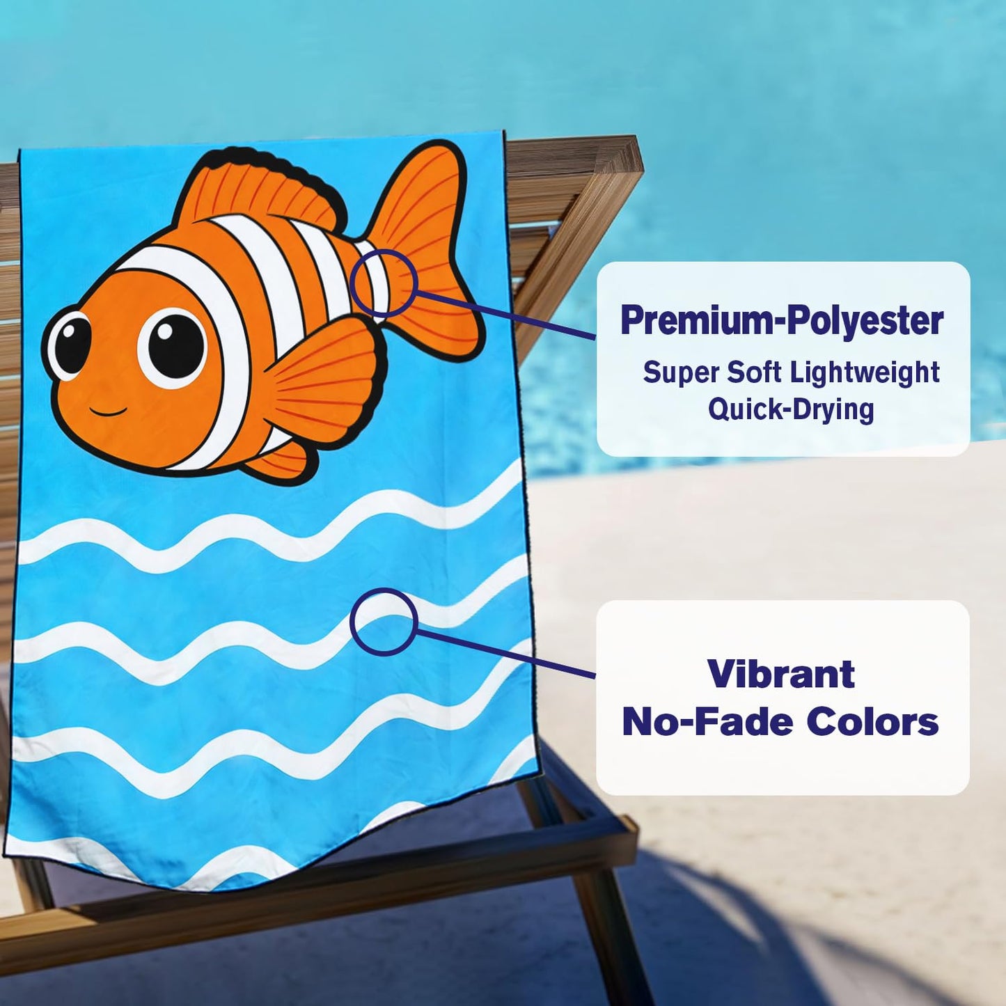 Violetpos 2 Pack Extra Large 180x90 cm Beach Towels, 250GSM Premium Microfibre, Sand Free Quick Dry Lightweight