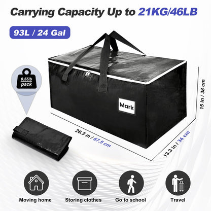 ZFWDSY Moving Boxes 6 Pack,Clothes Storage Large Moving Bags
