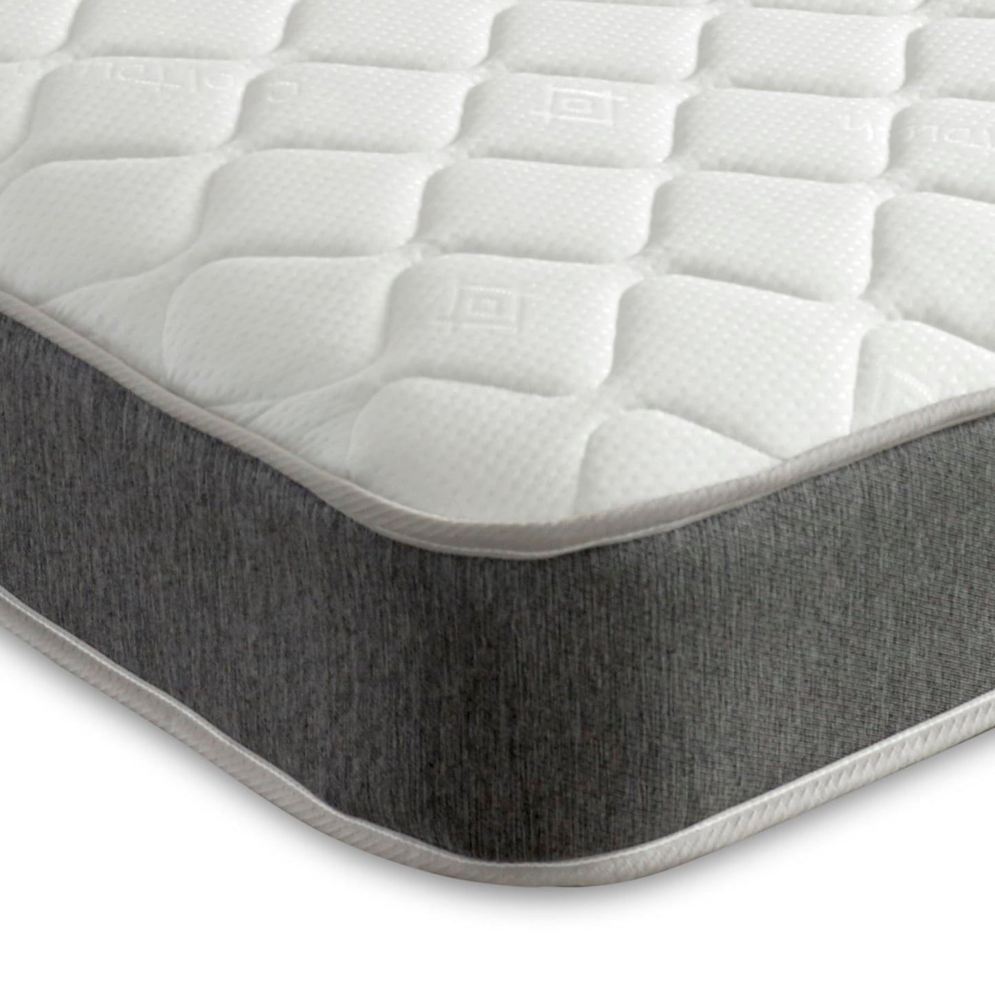 Extreme Comfort Hybrid Grey Essentials Mattress | 4ft Small Double (120cm x 190cm) | Memory Foam & Bonnell Spring | Plush Feel | Cooltouch Plus Sleep