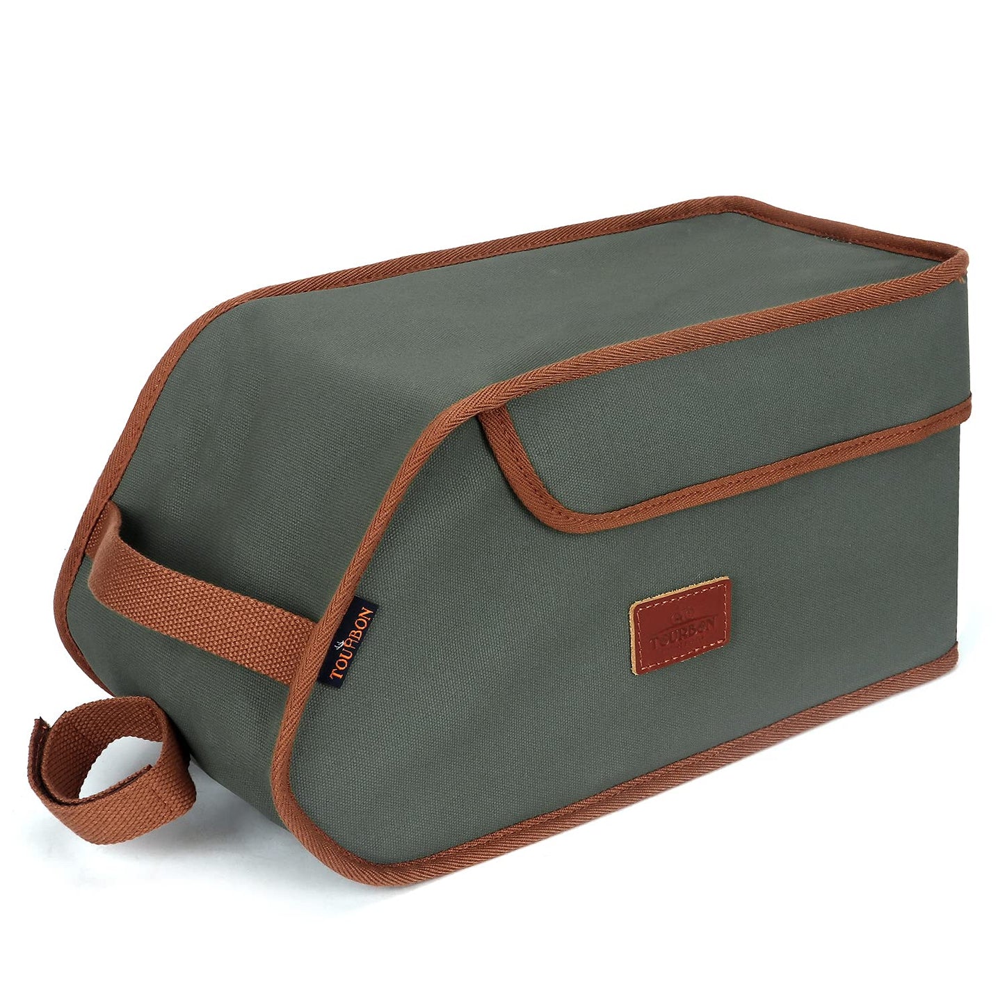 Tourbn Waterproof Canvas Bicycle Pannier Bike Rear Rack Insulated Trunk Cooler Bag Takeaway Food Delivery Case Green
