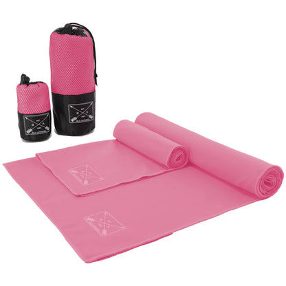 Blu Apparel Mircrofibre Towel Pink, Beach Towel