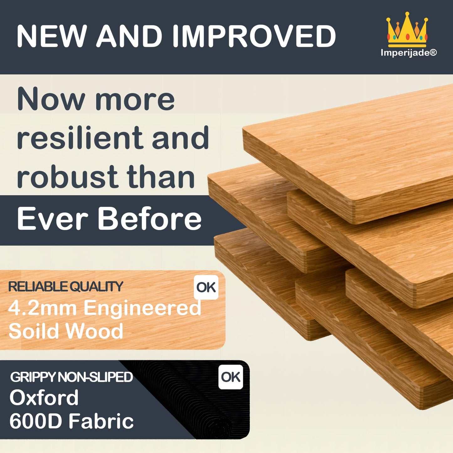 Imperijade® 𝗕𝗲𝘁𝘁𝗲𝗿 𝗦𝗶𝘇𝗲 Sofa Rejuvenator Board | Adjustable | Couch Sofa Cushion Support Board (198X52 cm)