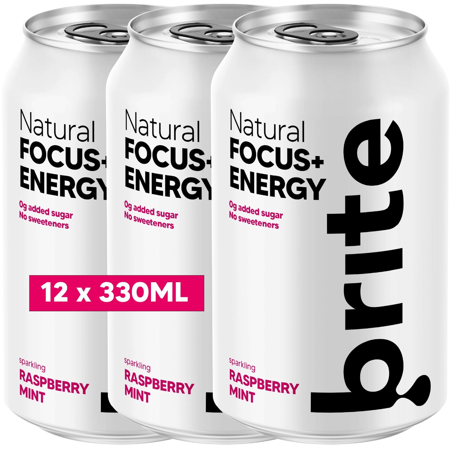 Brite Natural Focus. Energy Drink & Coffee Alternative for Productivity. Plant Based, Backed by Neuroscience. Low Calorie, Vegan, Gluten Free.