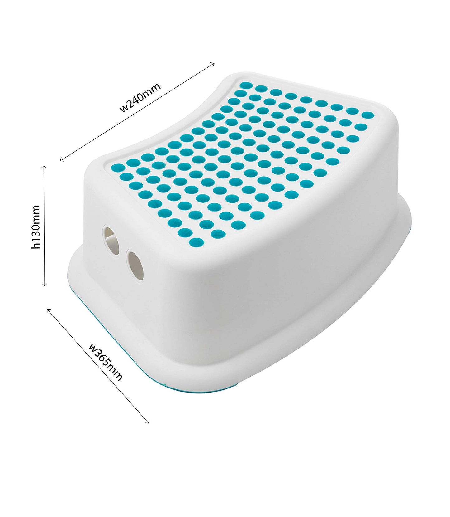 Addis Kids Bathroom Booster Step Stool, navy teal
