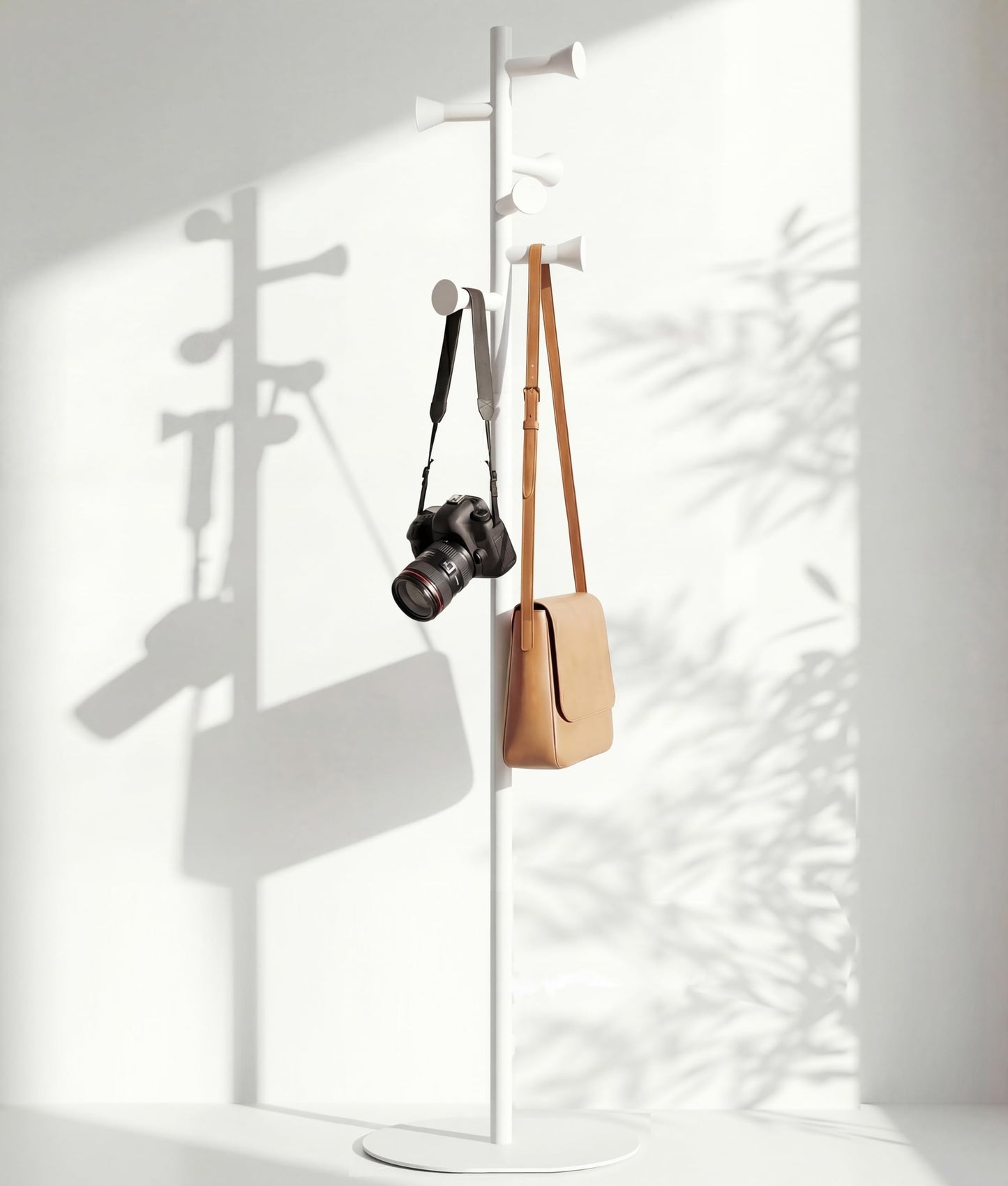 nidoshu Coat Stands for hallway - Modern Coat Rack Freestanding No Visible Screws Original Design for Small Space Entrance Hall