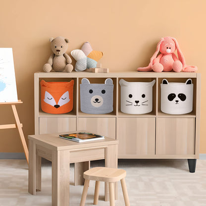 ACOHSY Storage Baskets Storage Boxes,Set of 3 30x30x30 Toy Storage,Kallax Storage Boxes,Can be used as Washing Basket,Dog Toy Basket,Clothes