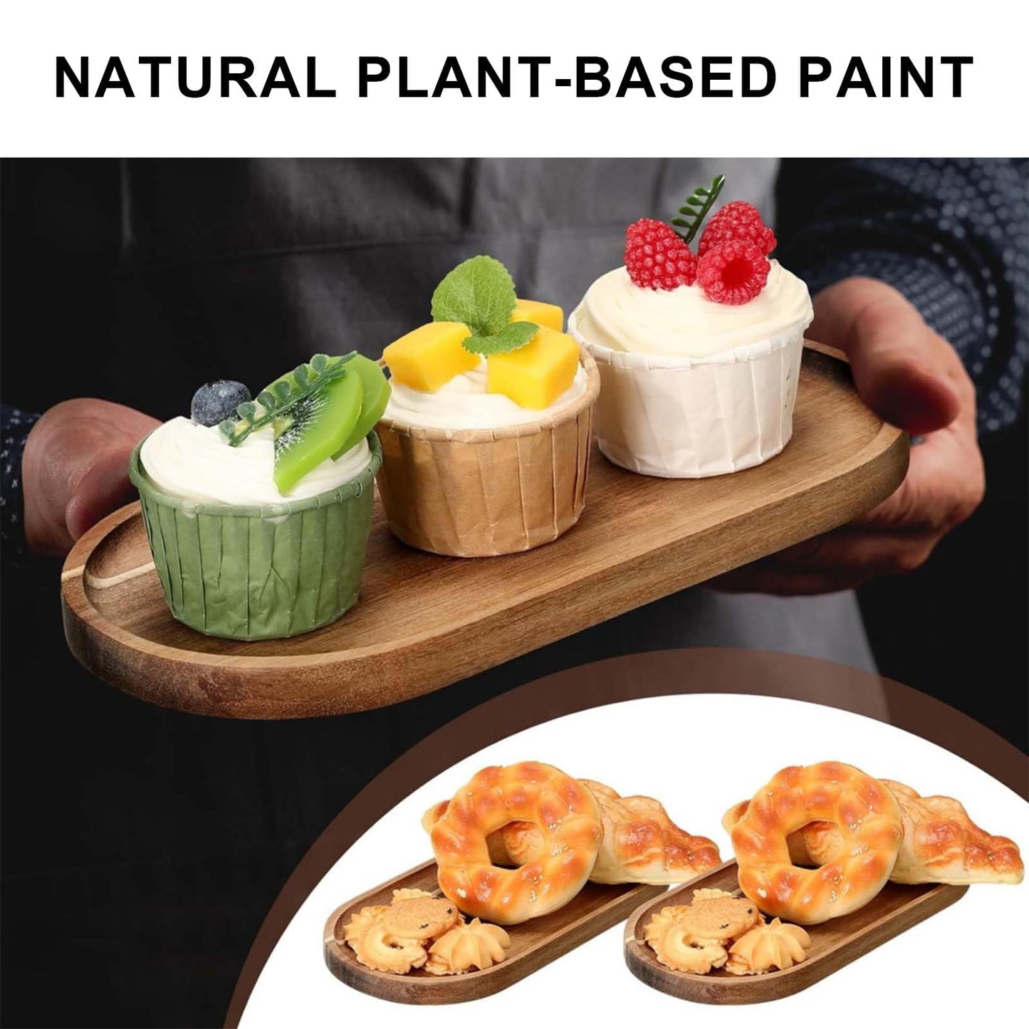 Bamboo Soap Dishes Dispensers - ShiningUU Bamboo Oval Soap Tray | Bathroom & Kitchen Soap Holder, Soap Dispenser Tray for Bath Accessories, Jewelry