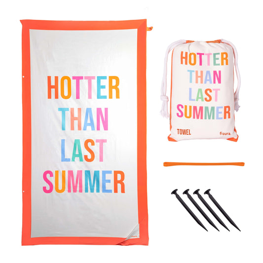 Fisura ? Oversized Beach Towel Hotter than last summer Lightweight multicolor microfiber towel for the pool, beach, camping, or picnic. Sand-proof.