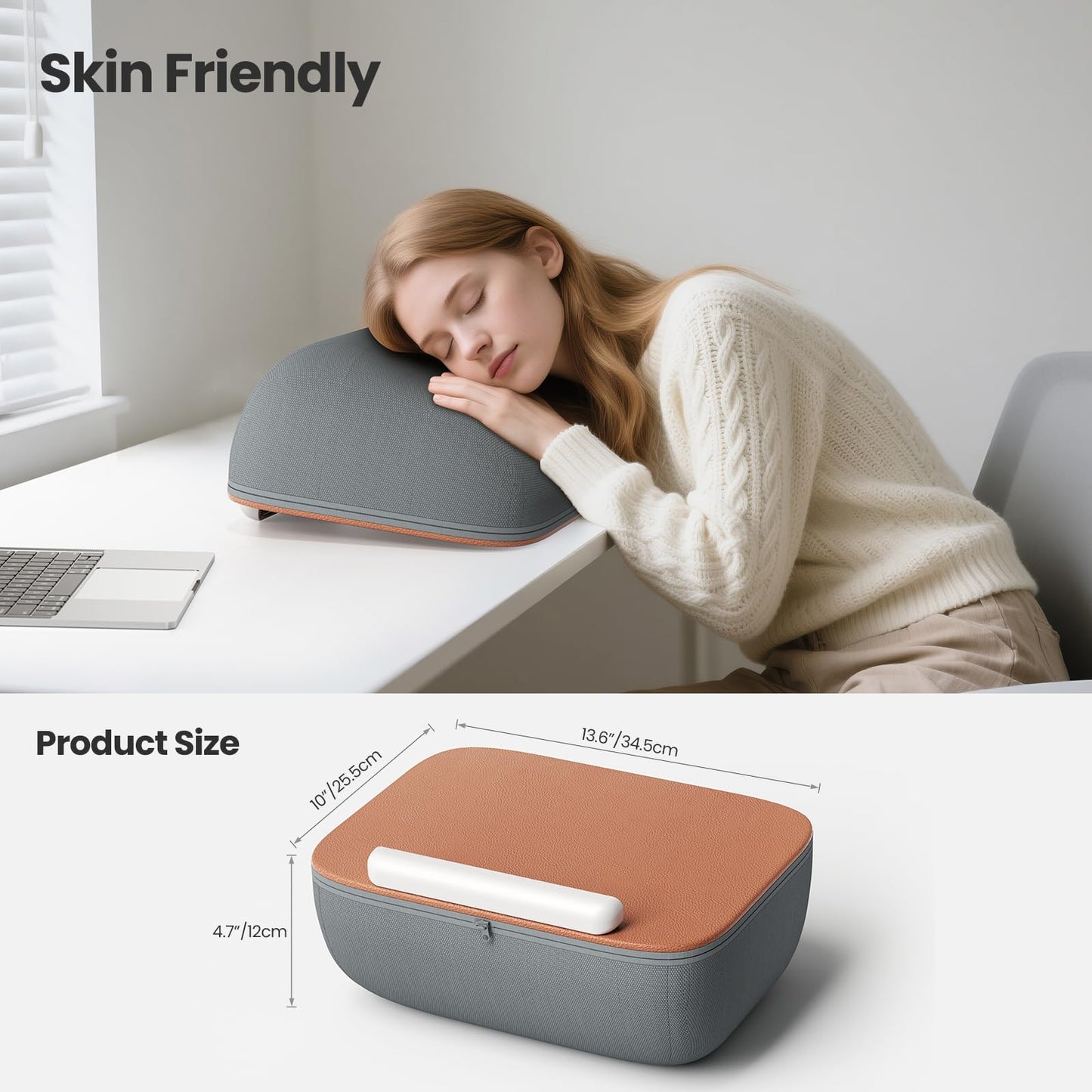 Tounee Book Holder Stand - Ultra Soft Lap Beanbag Pillow for Books, Tablets, iPads & Kindle - Hands-Free Reading & Viewing in Bed/Couch