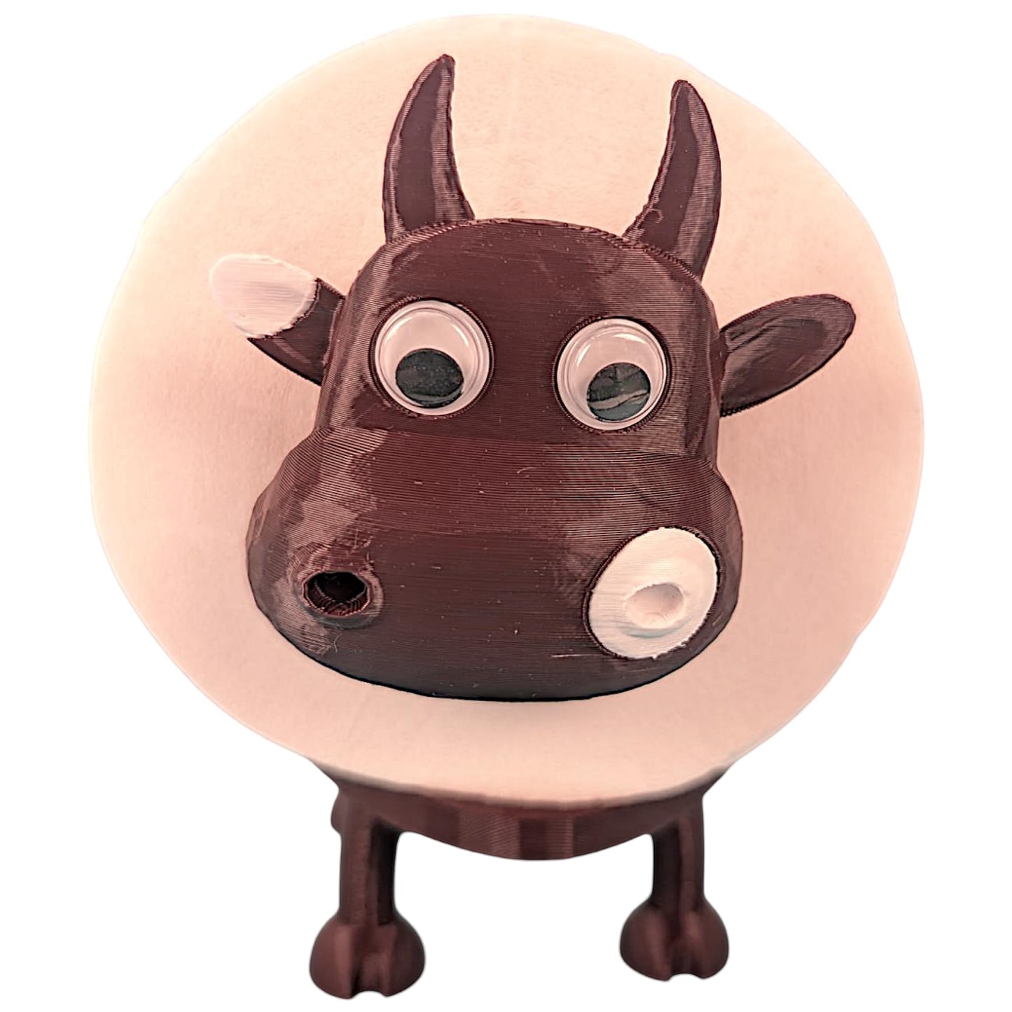Dekorify Cow Toilet Paper Holder – Freestanding Black Toilet Roll Holder, Cute & Funny Bathroom Toilet Roll Stand