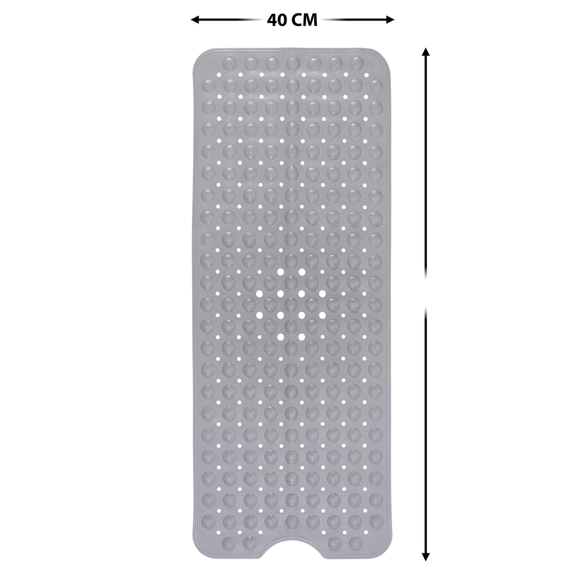 Bathtub Mat Non Slip – 100 x 40 CM Bath Mat – Easy Clean Shower Mats – Sturdy Suction Cup Attaching – Comfortable for Feet – Draining Holes
