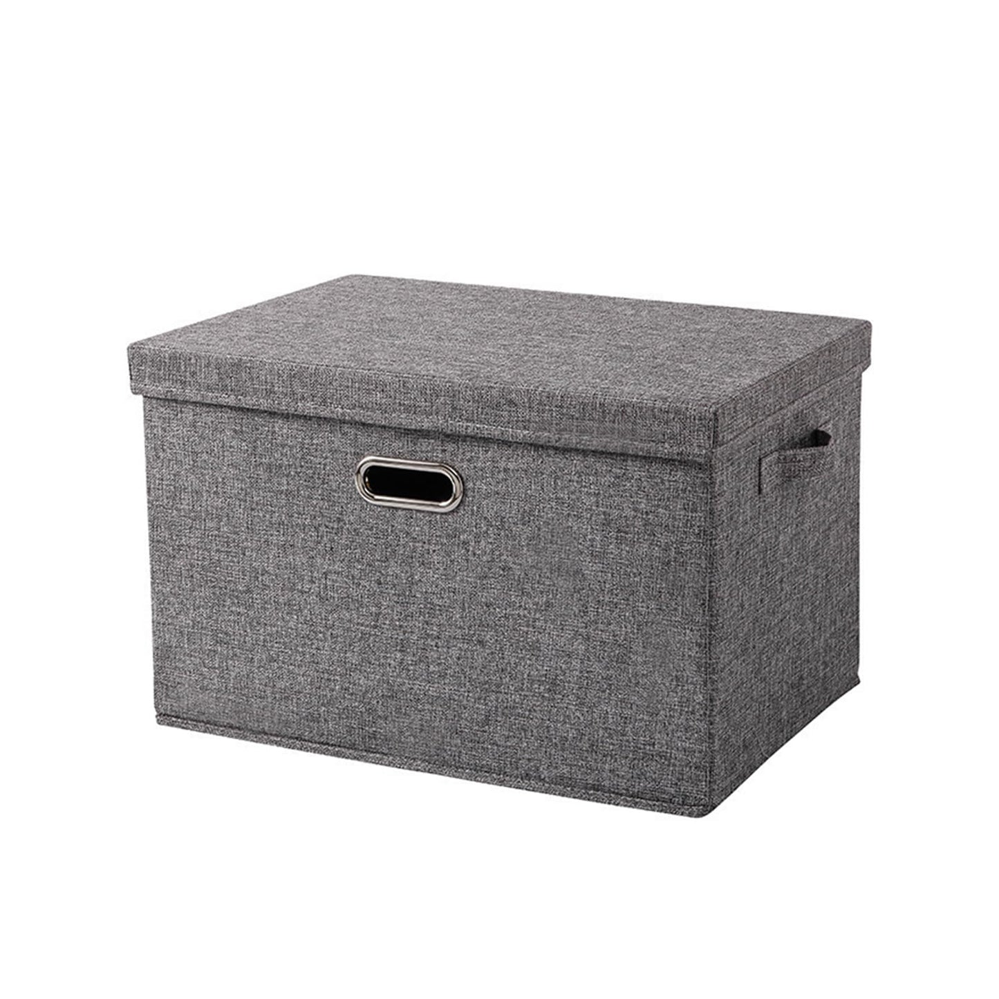 Vbvbip Foldable Lidded Storage Bins, Large Closet Organization Bins