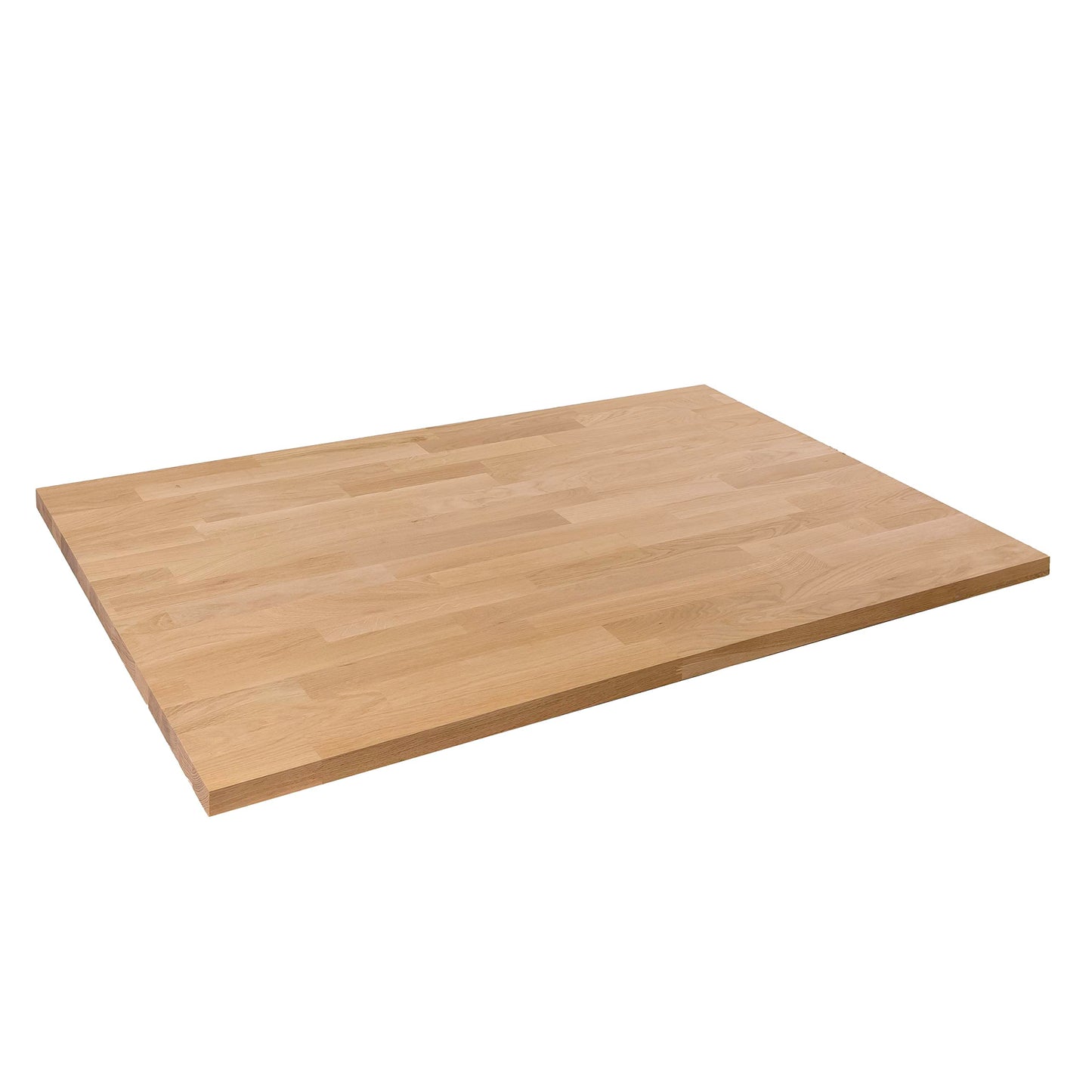 domli Solid Wood Premium Oak Table Top | 1200m x 600mm x 27mm | Top Grade European Wooden Large Square Kitchen Dining Tabletop Worktop Desktop