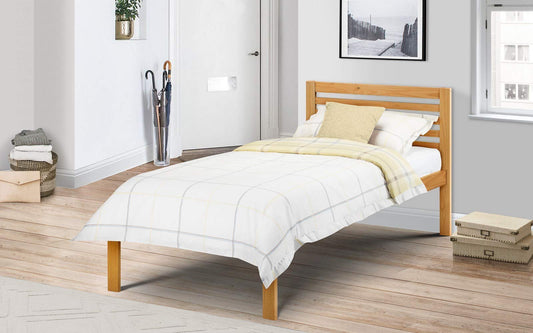 Julian Bowen Slocum Bed - Antique Pine Wooden Beds
