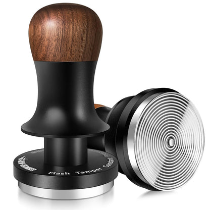 MHW-3BOMBER 54mm Espresso Coffee Tamper with 3 Spring Loaded Calibrated, Espresso Tamper 15/30lbs Espresso Hand Tamper with Sound Feedback, Suitable