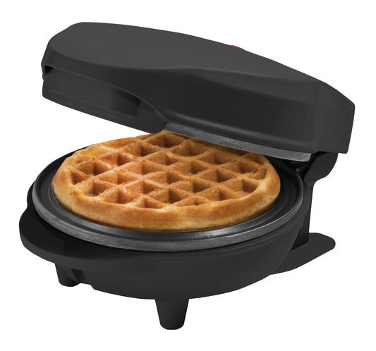 Bestron AMW500ZBS Waffle Maker, Alloy Steel, Black