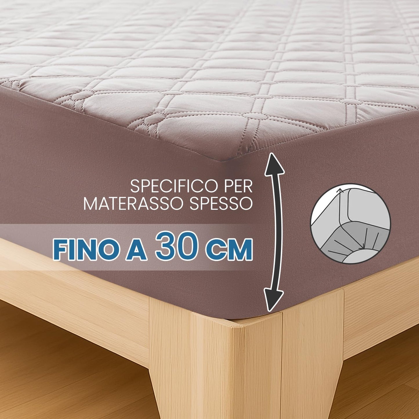 Ystyle Fitted Sheet 140 x 200 cm, Microfibre, Fitted Sheet - Mattress Height up to 30 cm, Soy