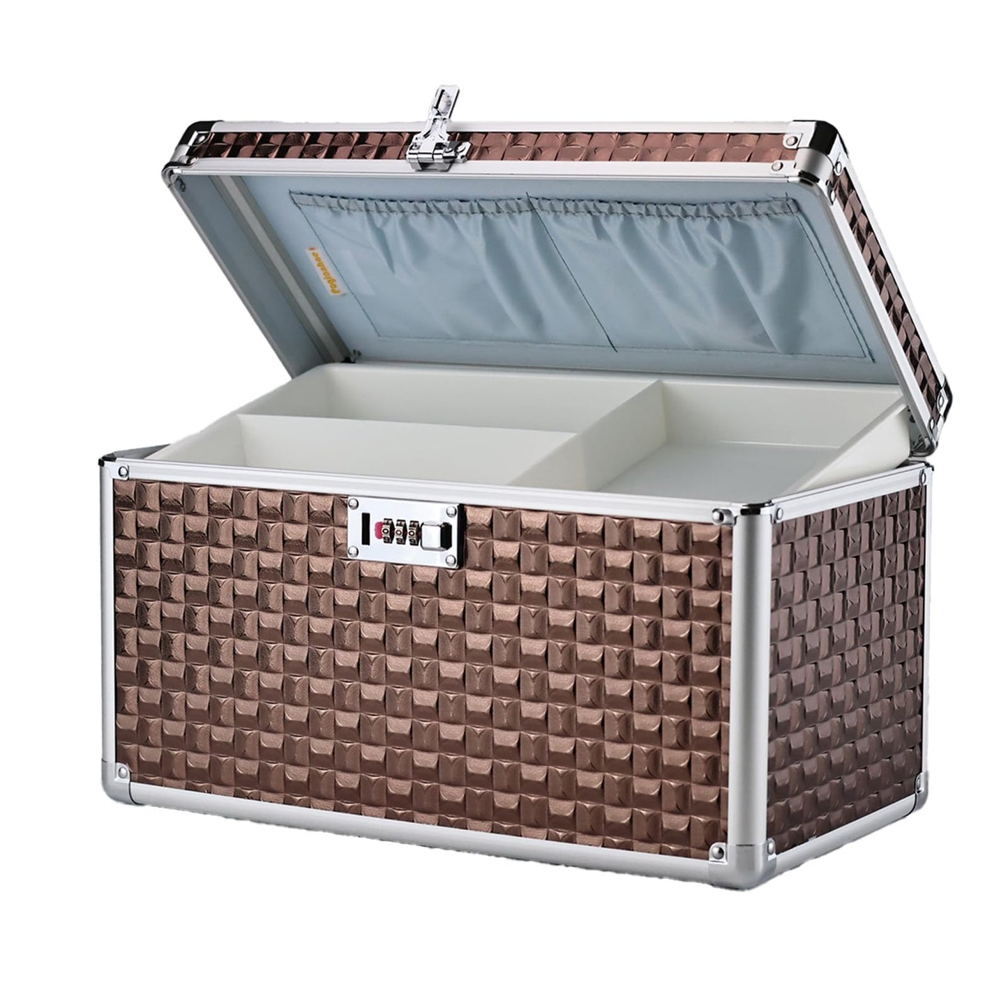 Pogianhae Combination Lock Storage Box with Handle – Multipurpose Locking Case for Home & Outdoor Use, Secure Storage for Accessories, Medicine