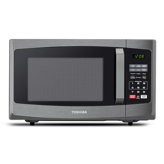 Toshiba 800w 23L Microwave Oven with Digital Display, Auto Defrost, One-touch Express Cook with 6 Pre-Programmed Auto Cook, and Easy Clean - Black -