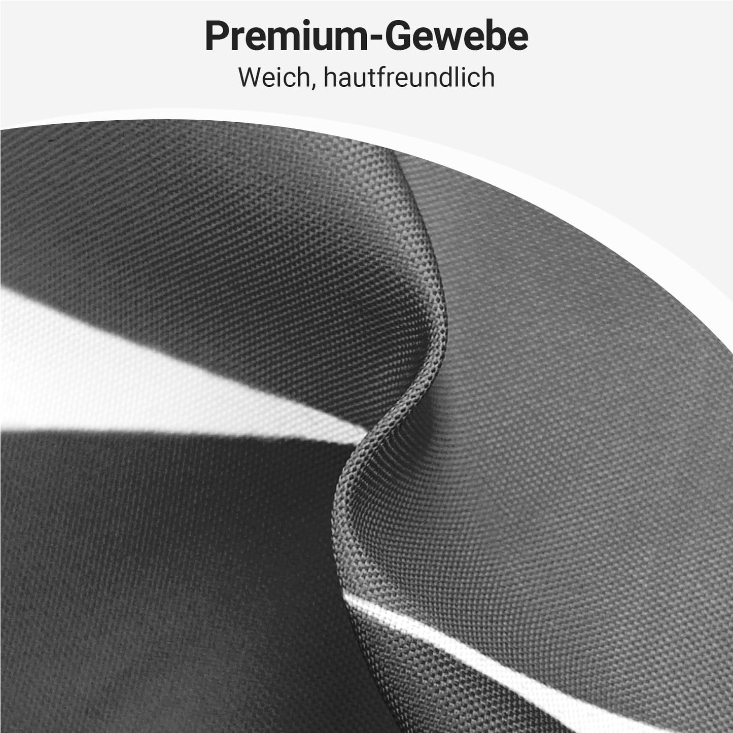 Shower Curtain 120 x 200 cm Gradient Black Water Drops, Weighted Hem, Anti-Mould Textile, Water-Repellent