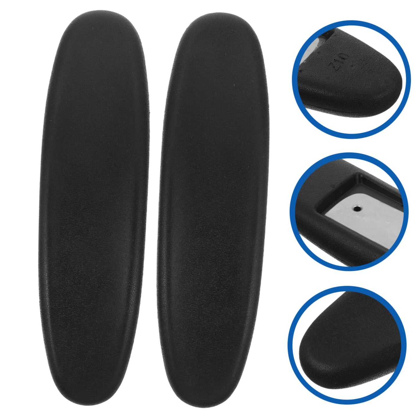 STOBOK 1 Pair Gaming Chair Armrest Covers Office Chair Arm Pads Replacement Parts Universal Soft Pu Armrest Pads for Racing E-Sports Streamer