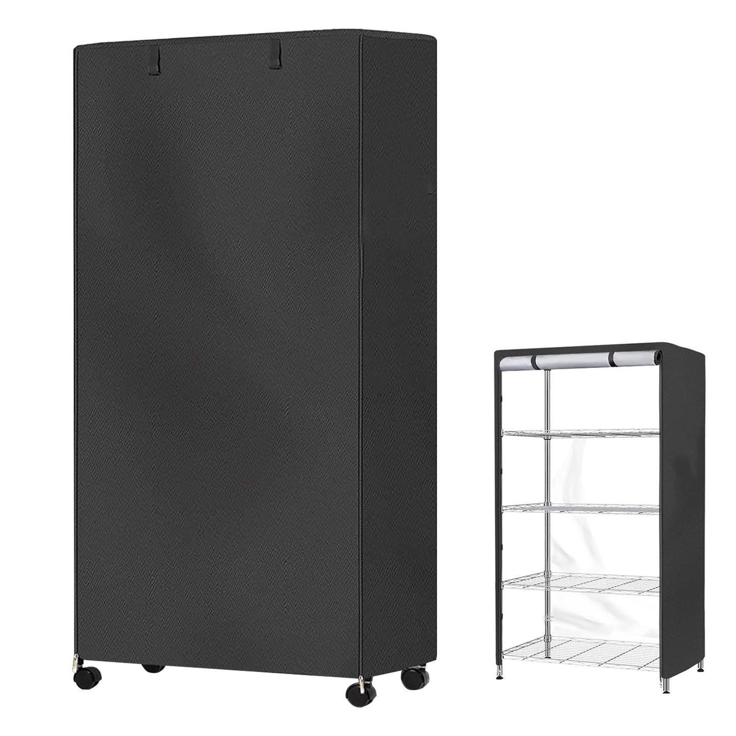 LICAEVEY Water Proof Shelf Cover, 210D Silver Coated Oxford Fabric Duty Dust Proof Storage Wire Rack Covers