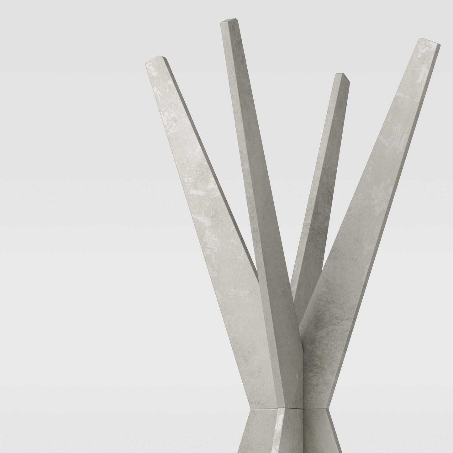 Mobili Fiver, Coat stand, Emma, Concrete Effect, Grey, Made In Italy