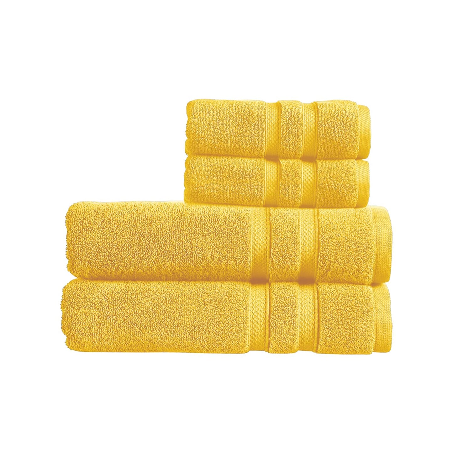 Christy Chroma Bath Sheet Set | Set of 4 | 2 Hand Towels 2 Bath Sheets | Highly Absorbent Heavyweight 675GSM | Bold and Bright