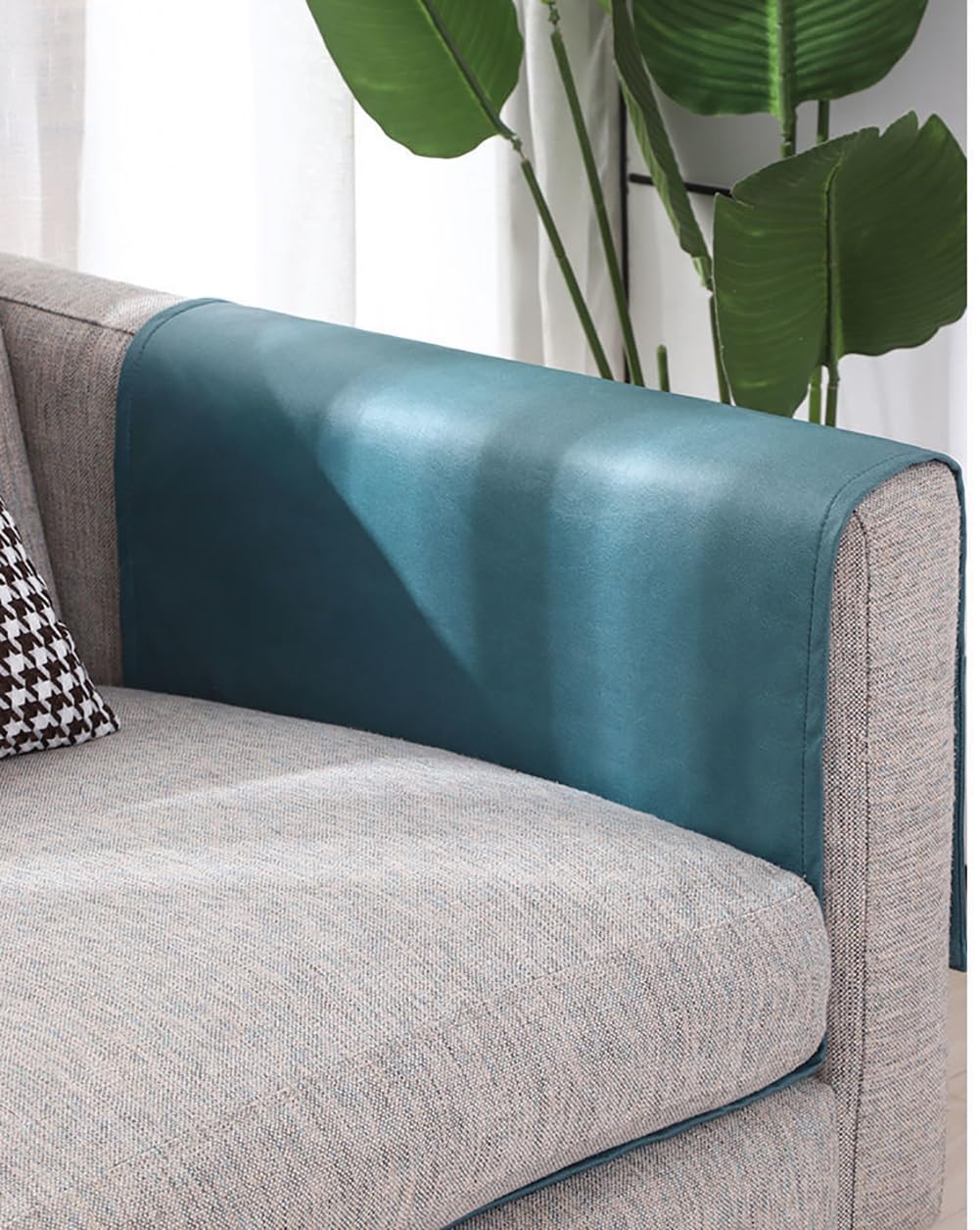 Sofa Chair Armrest Organizer Hanging Storage Bag - Waterproof Armchair Cover Caddy With Tidy Holder Pouch for Tablet, Phone, Glasses, Book, Magazine