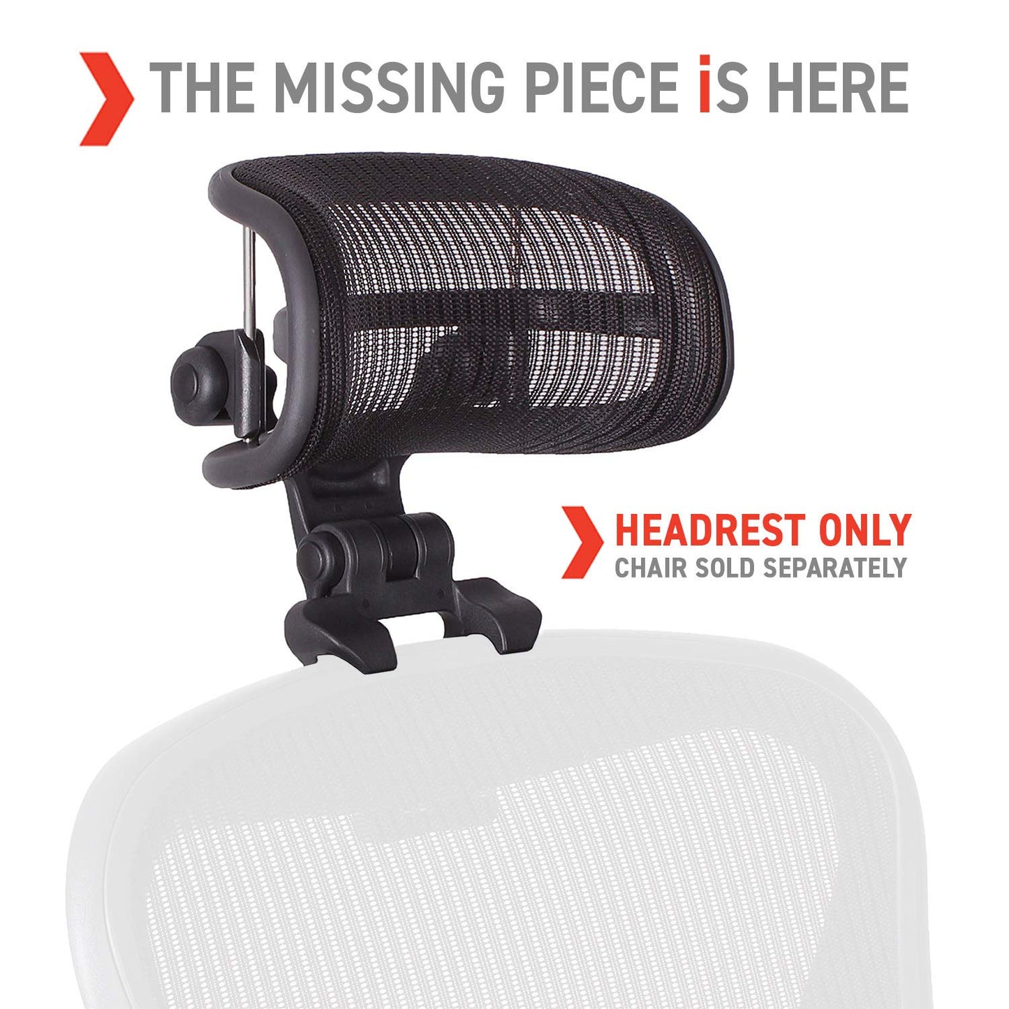 Engineered Now Headrest for the Herman Miller Aeron Chair - Remastered H4 Graphite