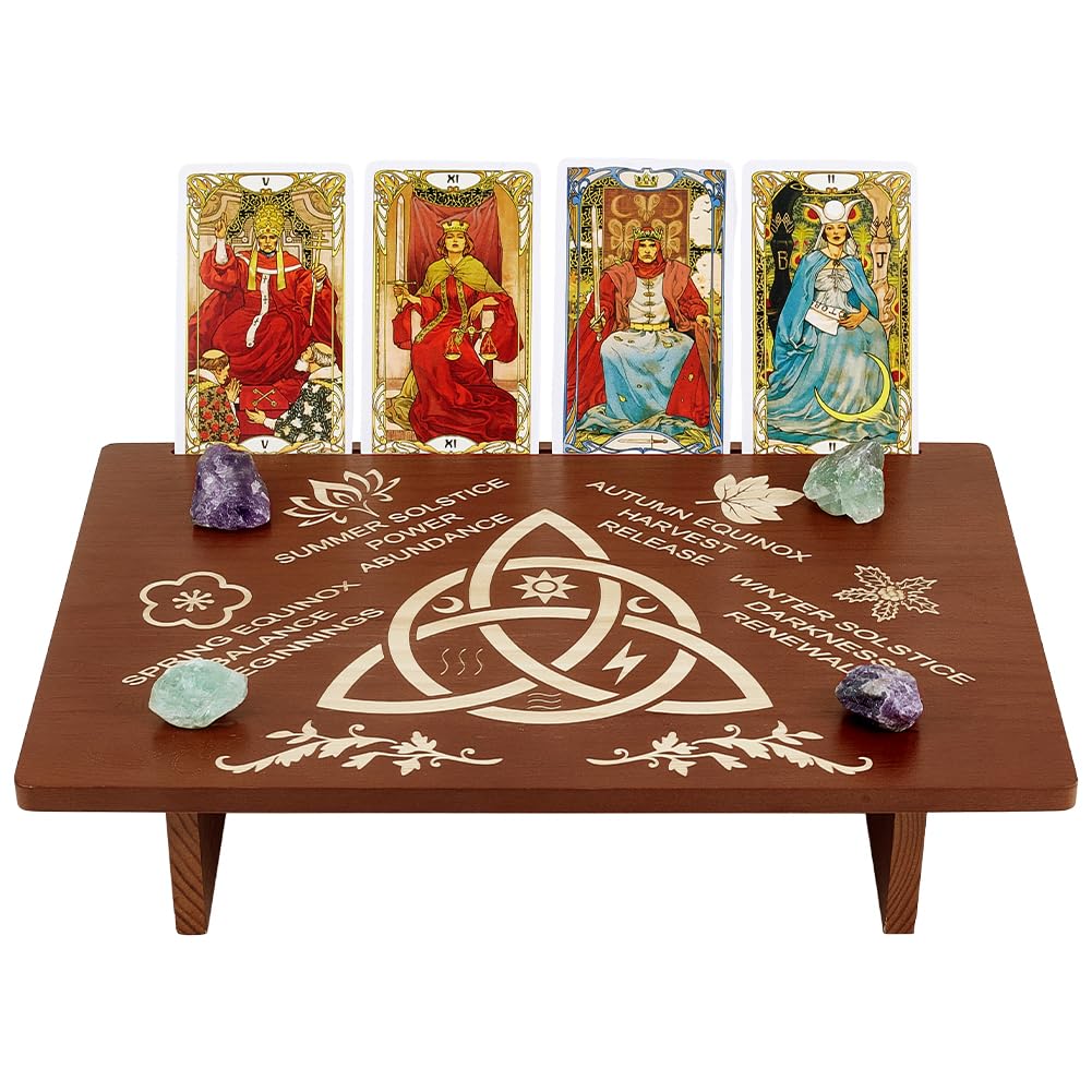 PH PandaHall Altar Table, 11.8"x7.8" Seasons of the Soul Theme Tables