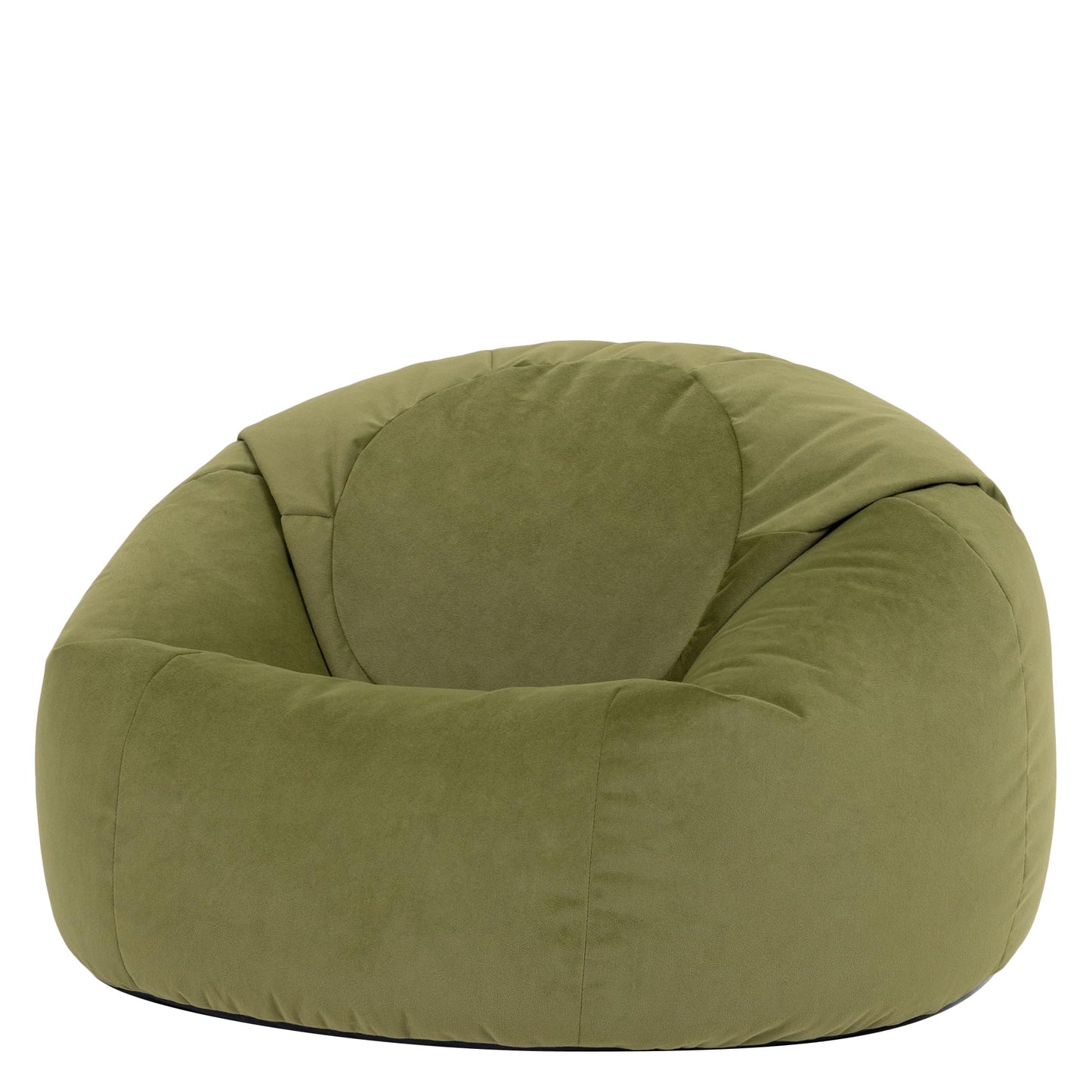 icon Kingston Velvet Bean Bag with Filling Included, Green