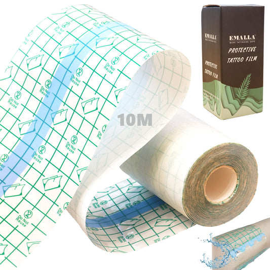 Second Skin Tattoo Cover 15Cm x10M, Unihuby Tattoo Aftercare Bandage Waterproof Film Waterproof Tattoos Plasters for Swimming