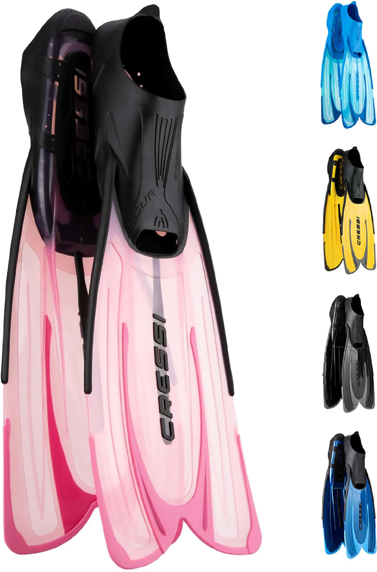 Cressi Unisex's Agua Fins for Diving and Snorkeling, Pink, 35/36 (2/3)