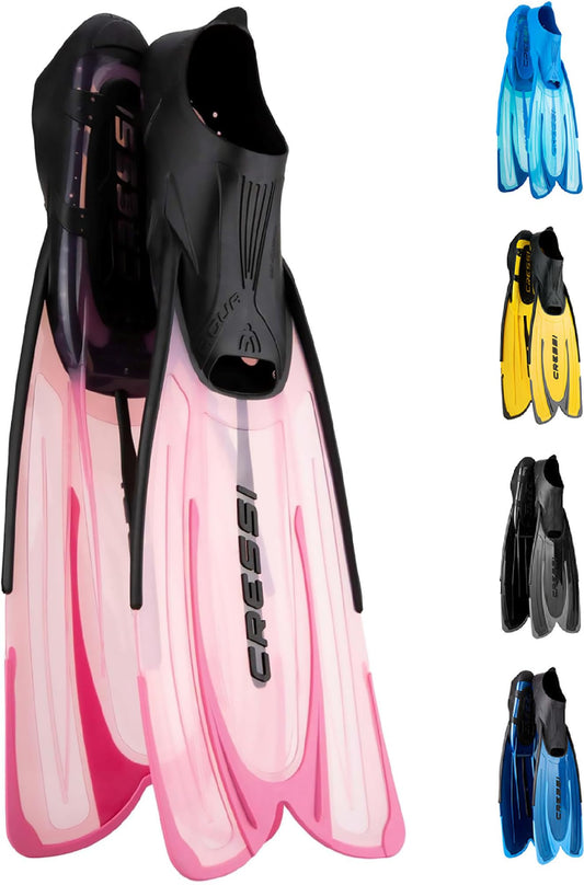 Cressi Unisex's Agua Fins for Diving and Snorkeling, Pink, 39/40 (5/6)