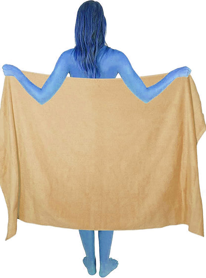 Textile Do Extra Large Super Jumbo Bath Sheet Towel 100% Egyptian Cotton XL Bath Sheets100 x 200 cm-600 GSM Latte