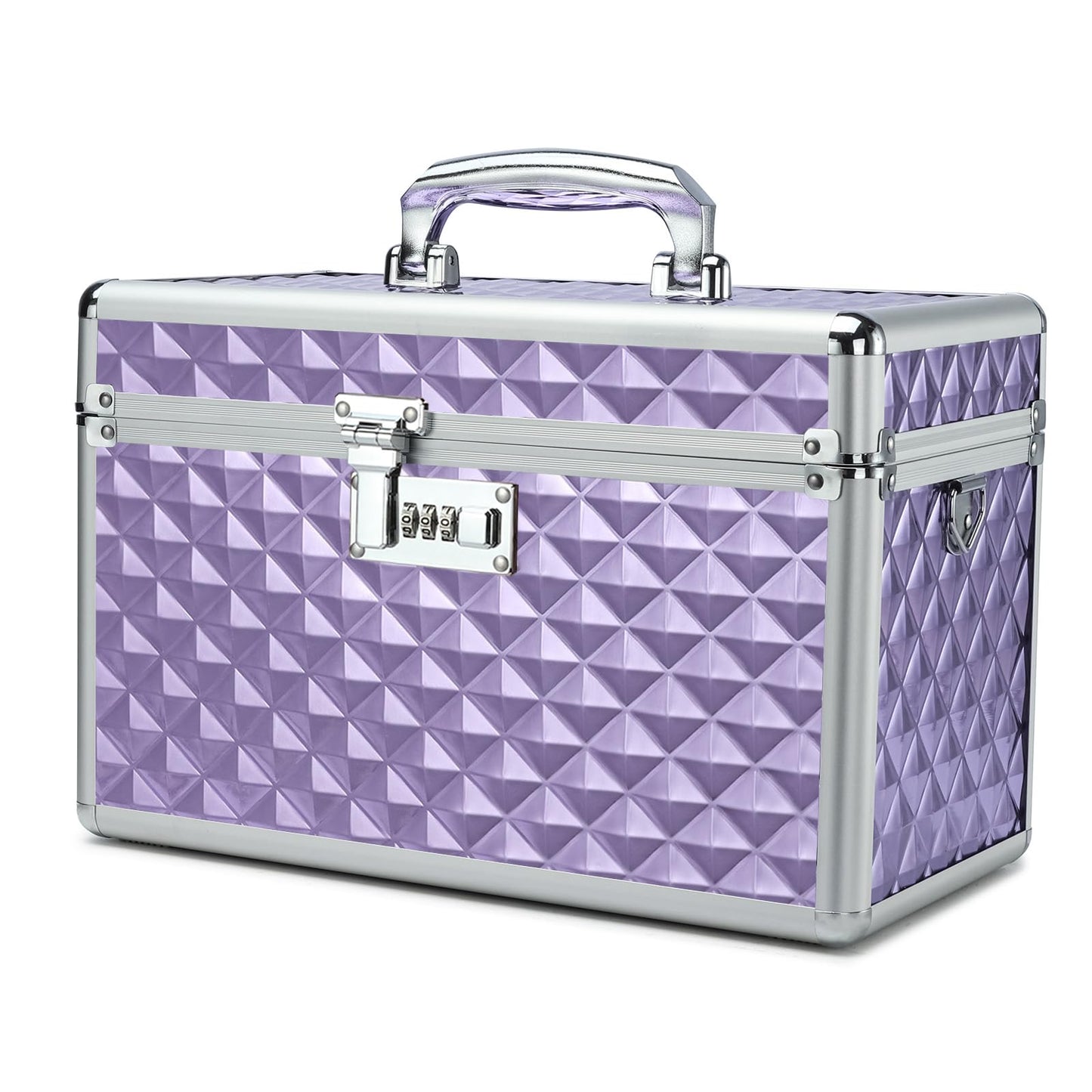 HEWEI WORKS Storage Lock Box with Combination Lock, Lockable Medicine Storage Box, Empty First Aid Box, Security Lockbox