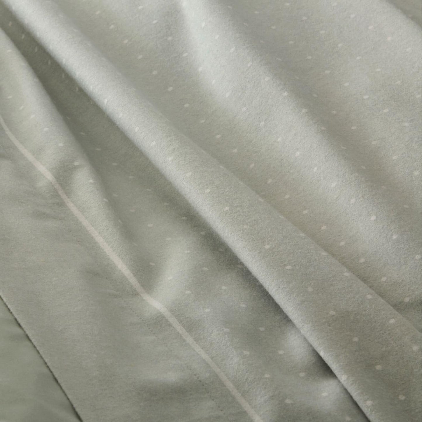 Burrito Blanco | Cotton Flannel Sheets | Bed 105 cm Design 577 | Laurel Color (105x190/200 cm.)