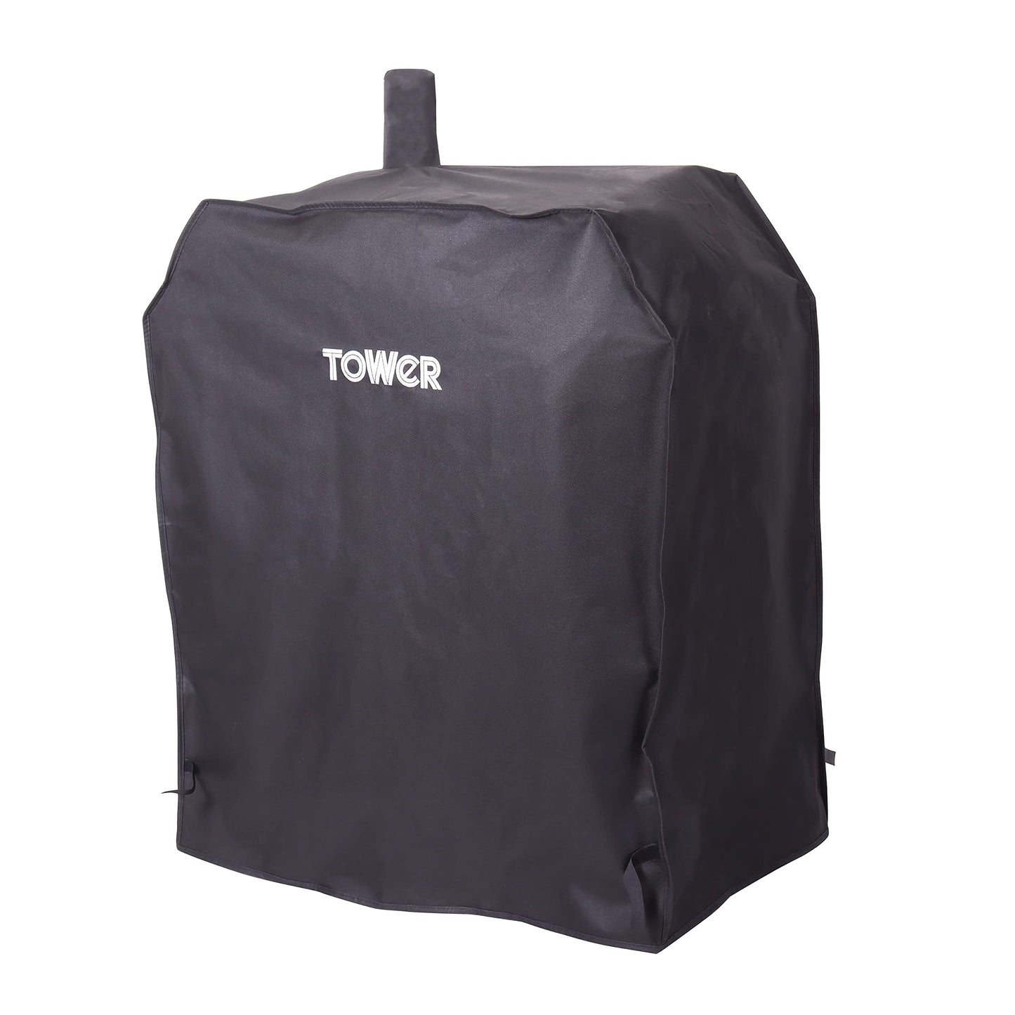 Tower Grill Cover for Solo BBQ and Most Pedestal Barbecues, Waterproof and Windproof, Black