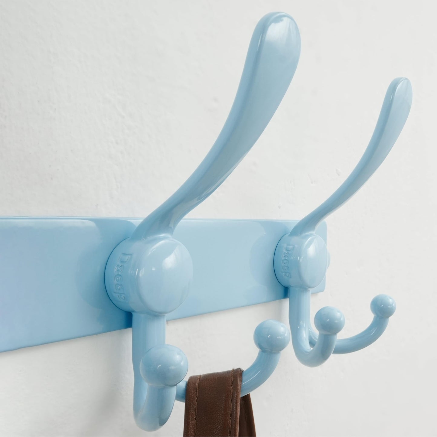 Dseap Coat Rack Wall Mount, Heavy Duty 2.5mm Base vs Flimsy 1mm, Double-Thick Solid Anti-Snap Hooks