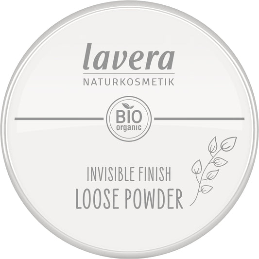 lavera Invisible Finish Loose Powder - Organic Rice and Tapioca - Sets Makeup, Transparent, Mattifying, Long-lasting - Vegan, Organic (1 x 11g)