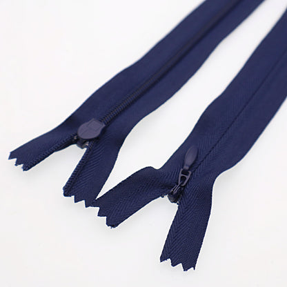 12 Inch Invisible Zips, Close End Nylon Hidden Zip for Handmade Garment, Bags, Home Textile, Tailor 30PCS, Navy Blue YIGUANXIN