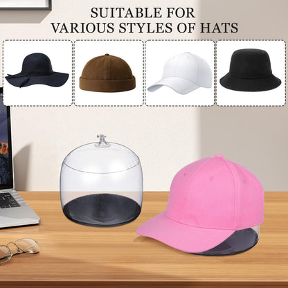 Cabilock 8 Pack Inflatable Hat Holder Display Stands for Baseball Caps and Round Hats Lightweight Portable Hat Support Organizers for Home and Shop
