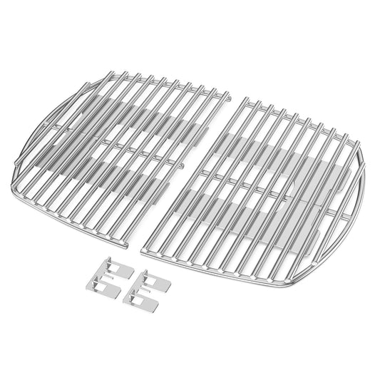 onlyfire Stainless Steel Cooking Grate, Cooking Grill Grid Grate,Barbecue Grid fits Weber Q1000 Q1200 Q1400 Grills