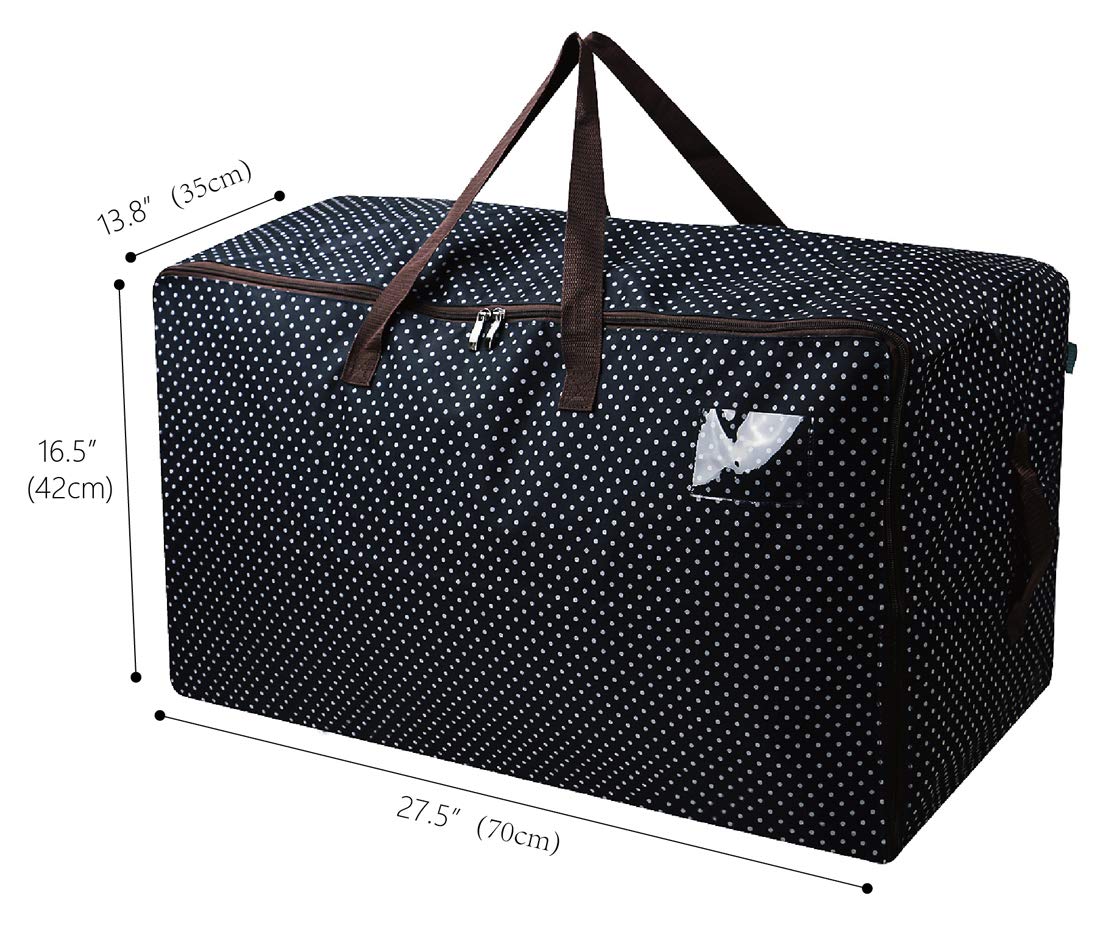iwill CREATE PRO 100L Water-Resistant Storage Bag, 70x42x35cm Oversized Organiser for Comforters, Blankets & Clothes, Travel Duffel