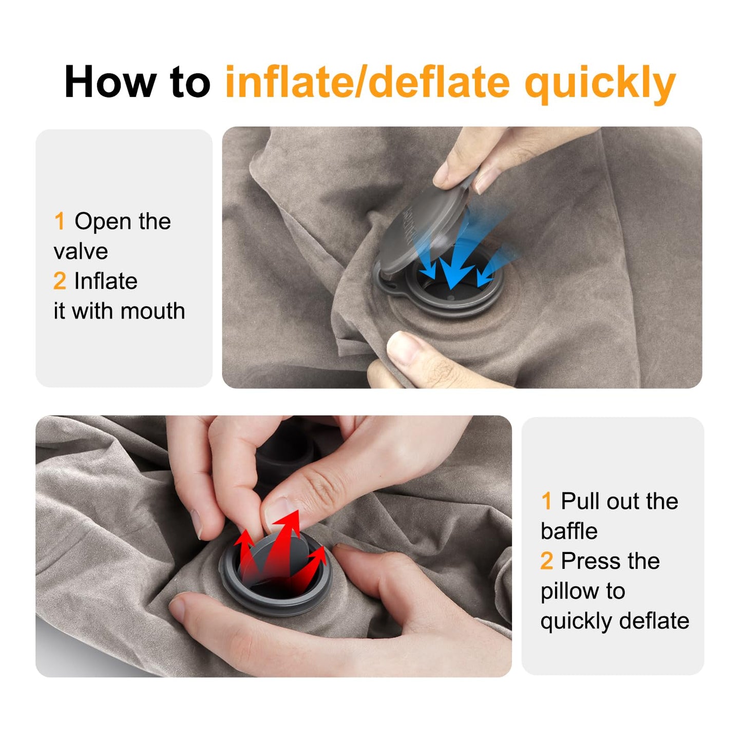 Maliton Airplane Footrest, Inflatable Foot Rest for Kids, Adjustable Height
