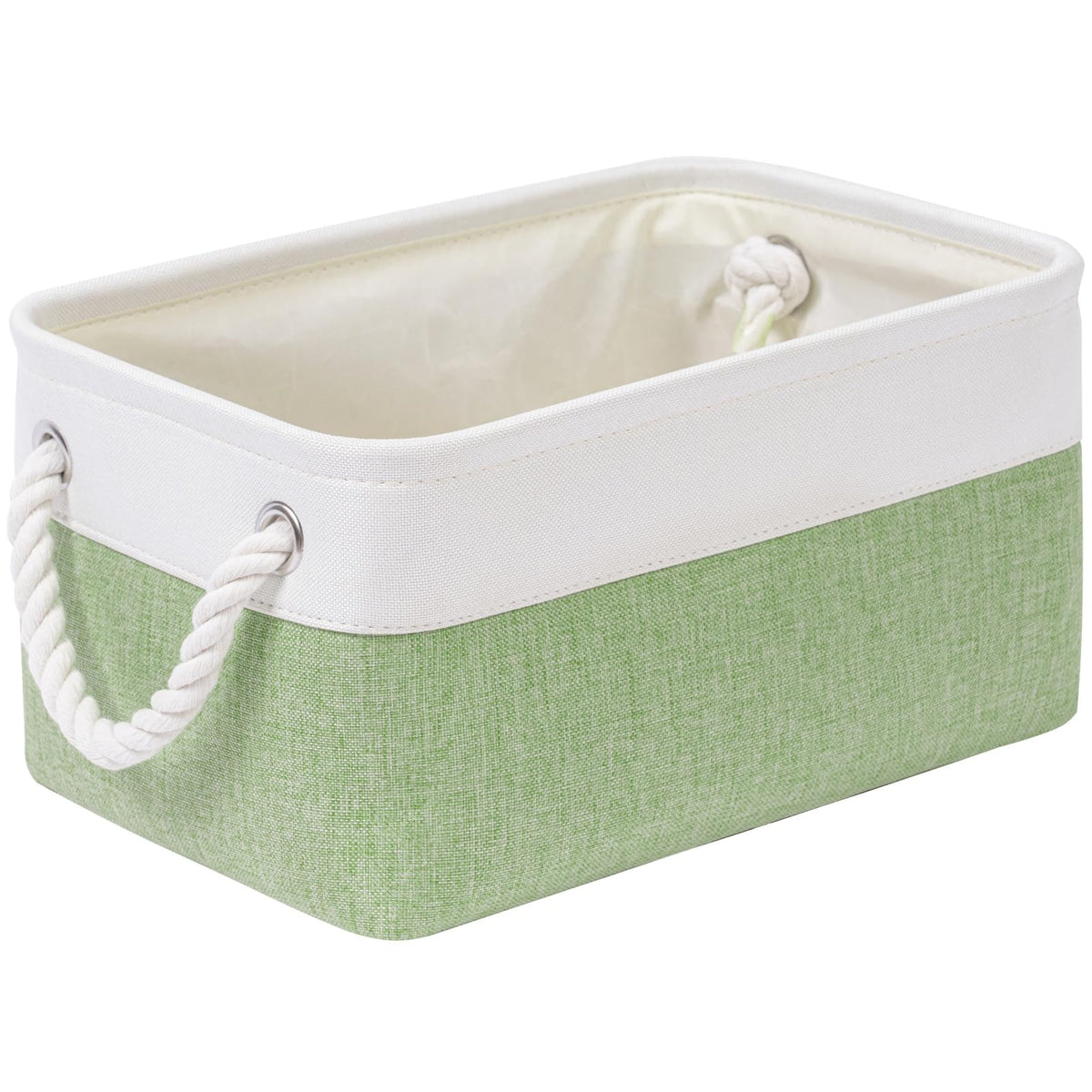 SOCOHOME Fabric Storage Box, Small Storage Basket with Handles for Shelves Toy, Wear-Resistant and ReinforcedS, 1 Pack