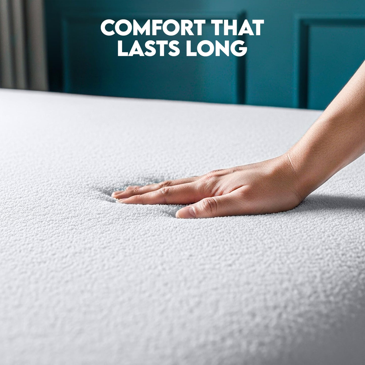 Utopia Bedding Bamboo Waterproof Mattress Protector Twin, Mattress Cover, Breathable, Fitted Style with Stretchable Pockets