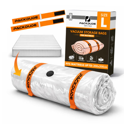 PACKDUDE Mattress Vacuum Bag for Super King Size up to 200x200cm 79”×79”