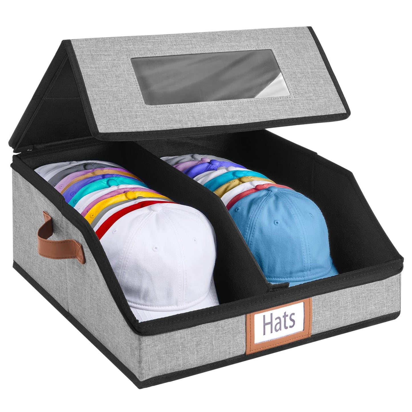 WERNNSAI Hat Storage for Baseball Caps, Holds up to 28 Hats